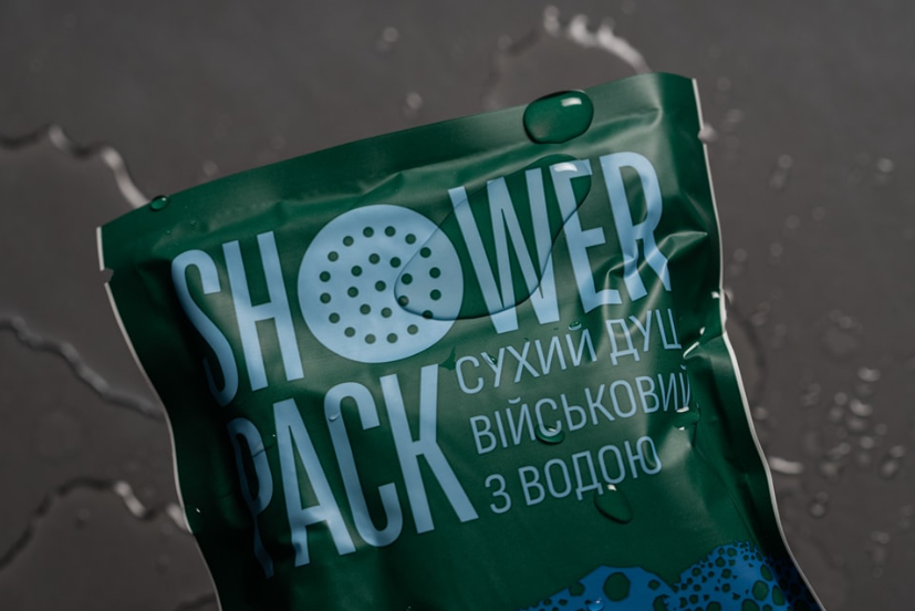 Military Dry Shower with water SHOWER PACK id_42 photo